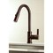 Gourmetier LS8785CTL Continental Single-Handle Pull-Down Kitchen Faucet, Bronze LS8785CTL - alternate 4